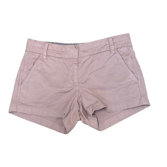 J.Crew Chino Shorts Pink Cotton Style 61456 | Classic Mid-Rise | Women’s - Picture 1 of 7